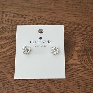 Kate Spade Crystal Floral Stud Earrings